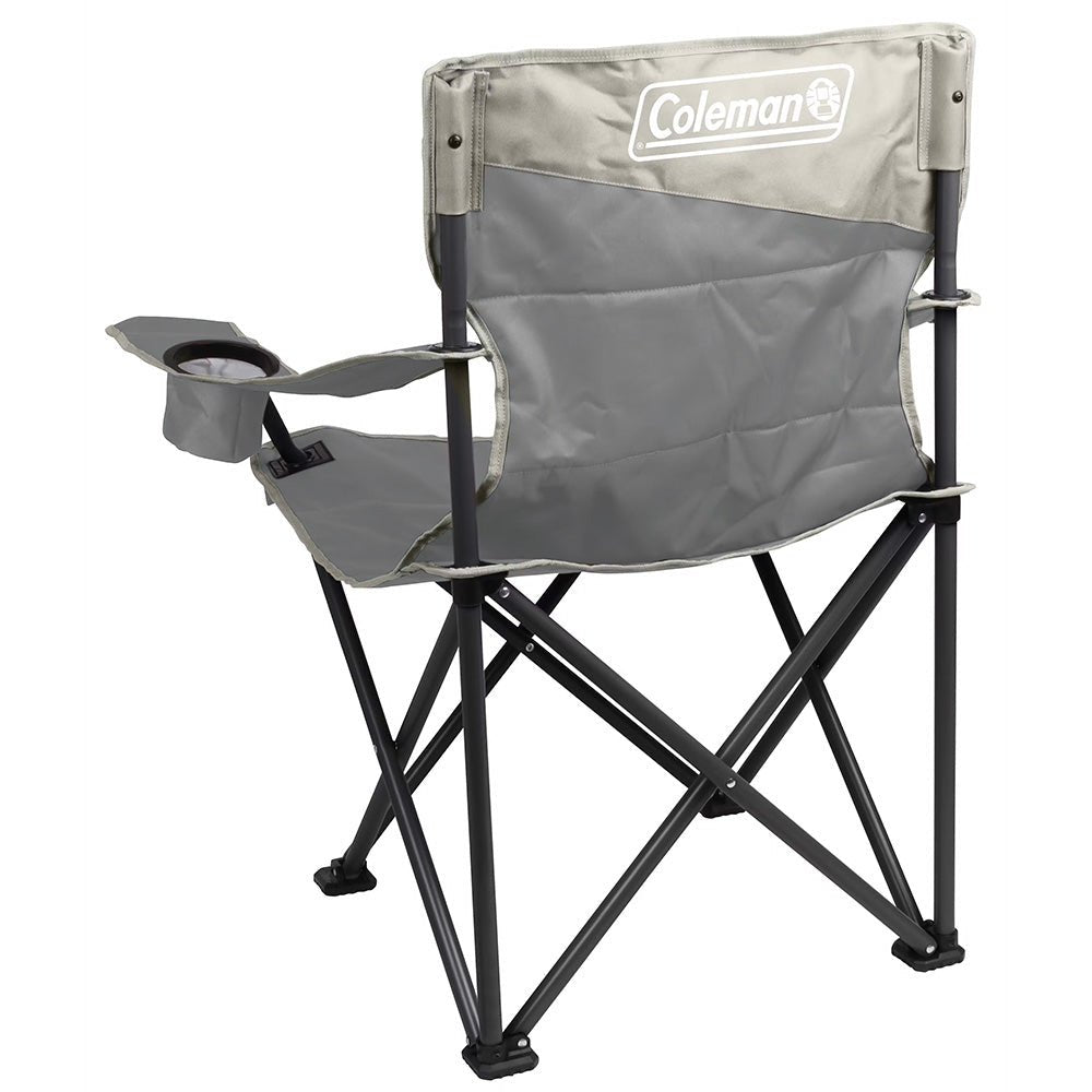 Coleman Big Tall Quad Camping Chair - Grey [2178363] - Houseboatparts.com