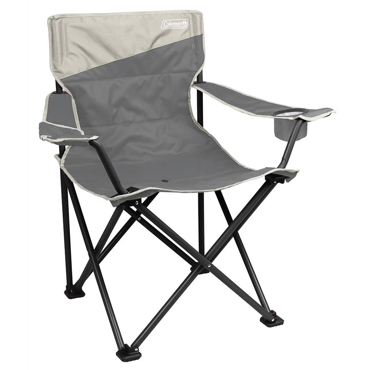 Coleman Big Tall Quad Camping Chair - Grey [2178363] - Houseboatparts.com
