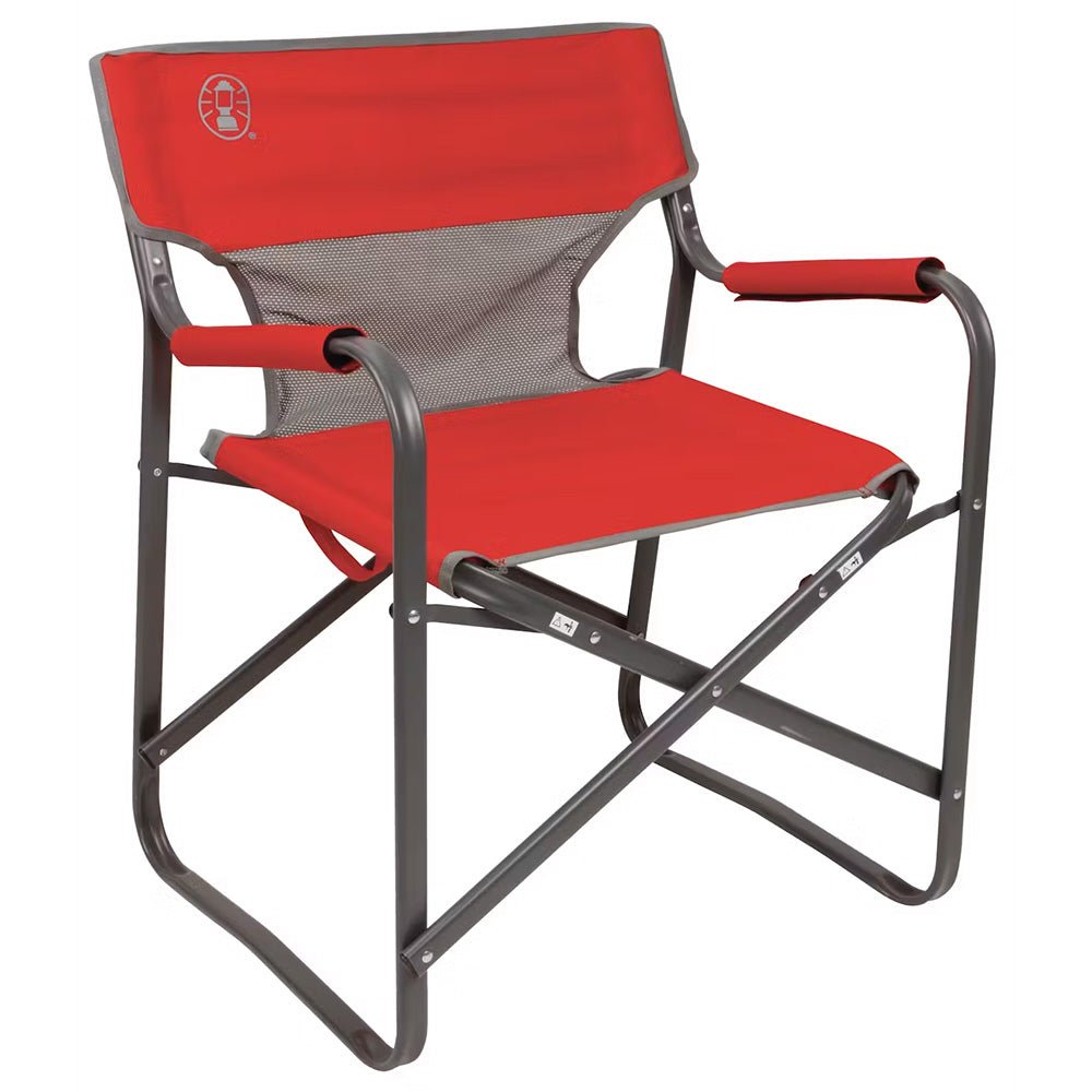 Coleman Outpost Breeze Deck Chair - Red [2000019421] - Houseboatparts.com
