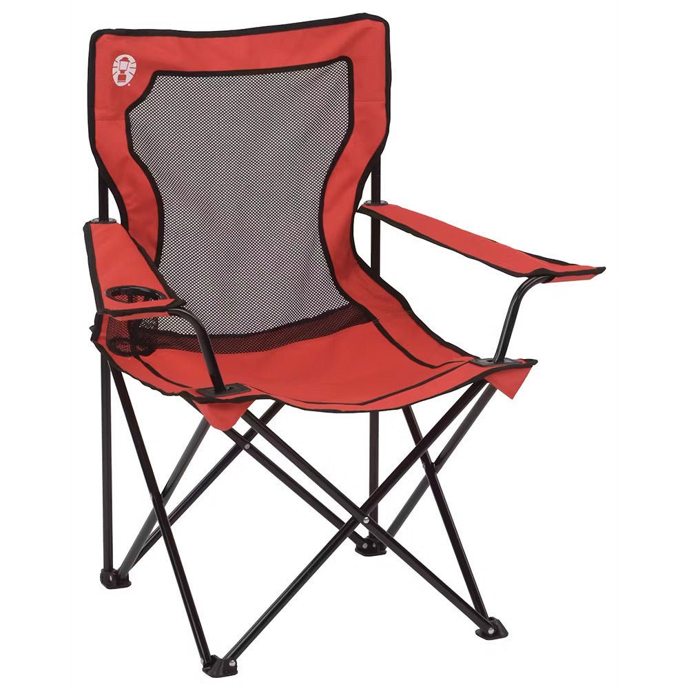 Coleman Broadband Mesh Quad Chair - Red [2000020258] - Houseboatparts.com
