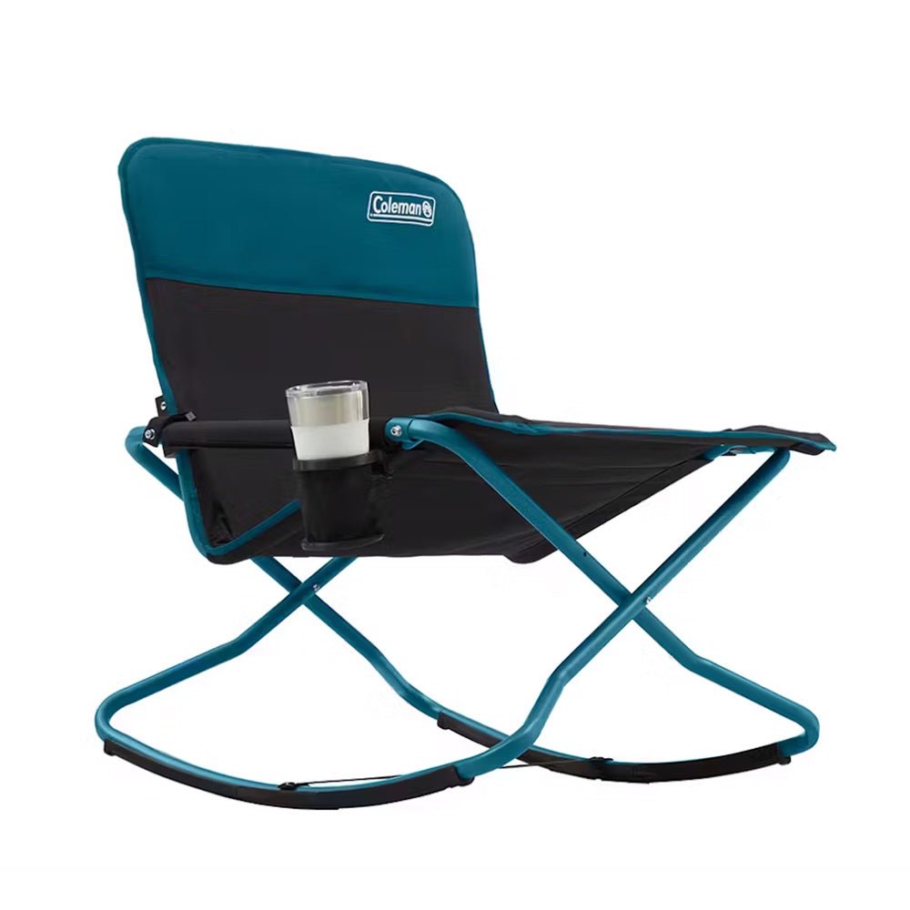 Coleman Cross Rocker Outdoor Rocking Chair - Ocean [2156592] - Houseboatparts.com