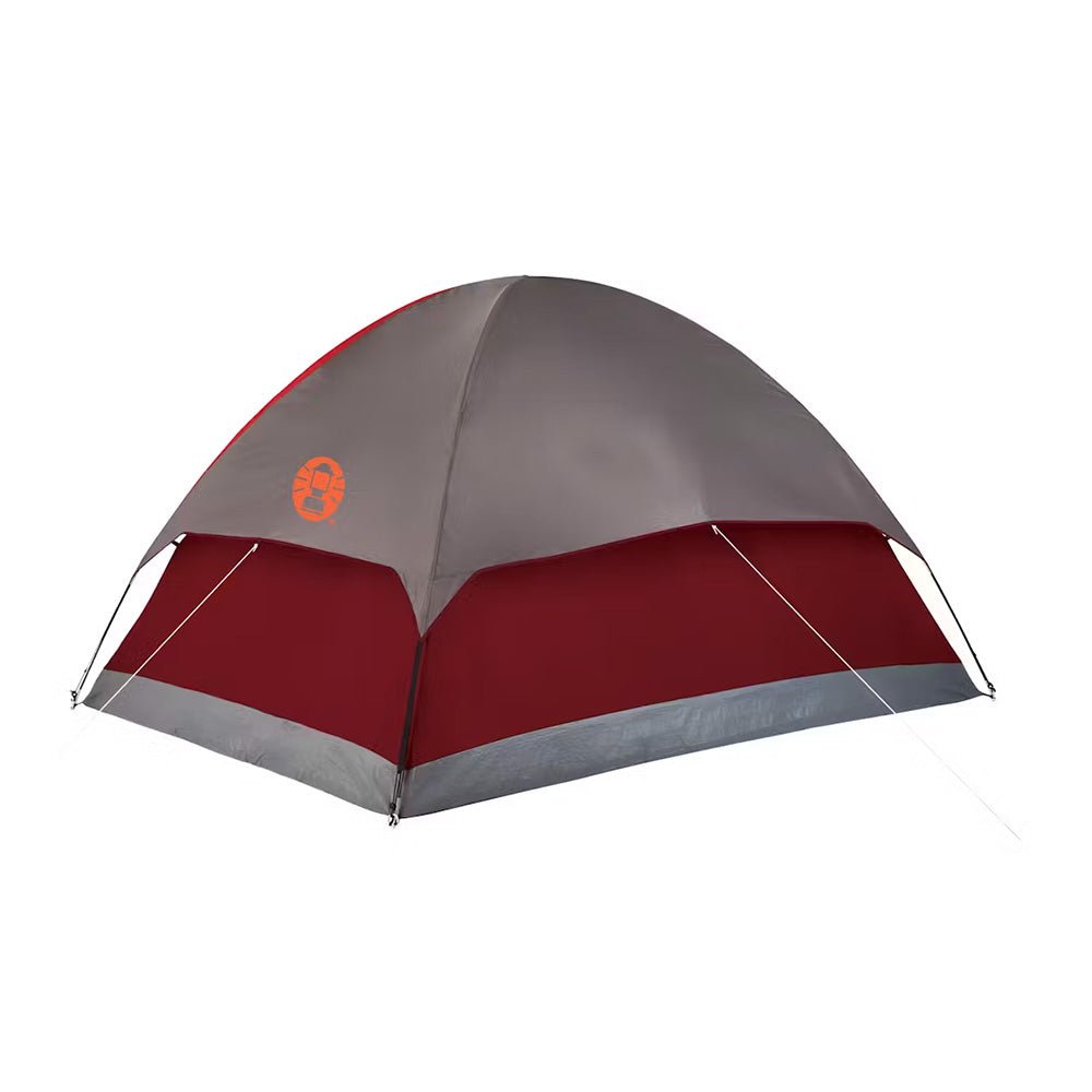 Coleman 4 - Person Flatwoods II Lightweight Dome Camping Tent - Red [2207389] - Houseboatparts.com