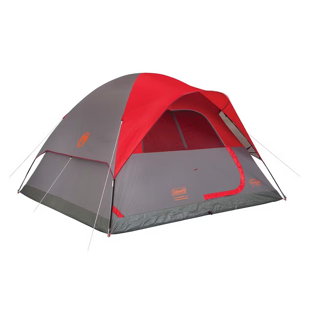 Coleman 6 - Person Flatwoods II Lightweight Dome Camping Tent - Red [2207385] - Houseboatparts.com