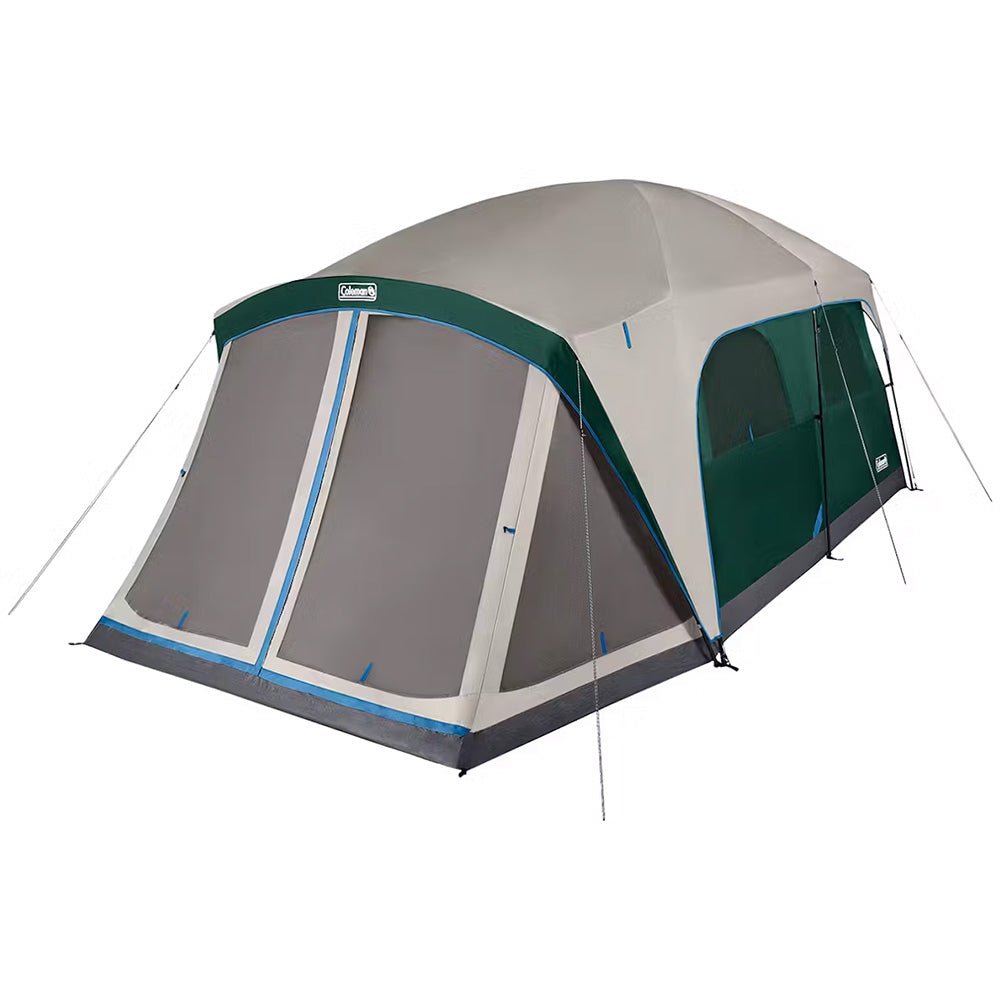 Coleman 12 - Person Skydome Camping Tent w/Screen Room - Evergreen [2207381] - Houseboatparts.com