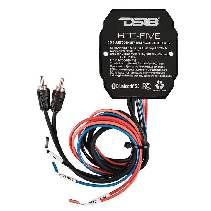 DS18 Universal Wireless Bluetooth 5.3 Audio Receiver [BTC - FIVE] - Houseboatparts.com