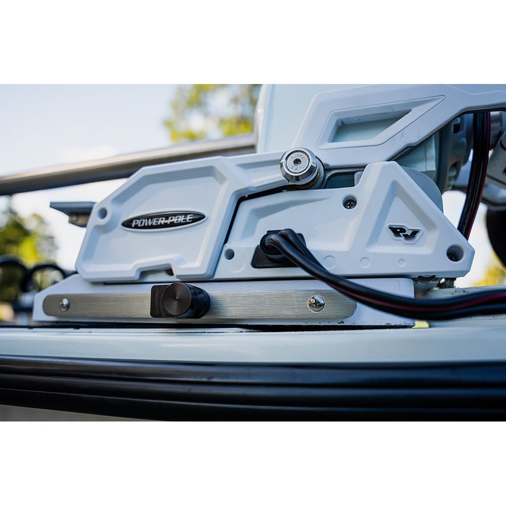 Secure Outdoors Elite Lock - Single - Power - Pole PV - Silver [SO - EL - S - PV - SV] - Houseboatparts.com