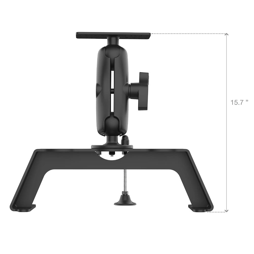 RAM Mount RAM Fishfinder Deck Kit w/Single Marine Electronic Mount [RAM - FF1 - D - 115] - Houseboatparts.com