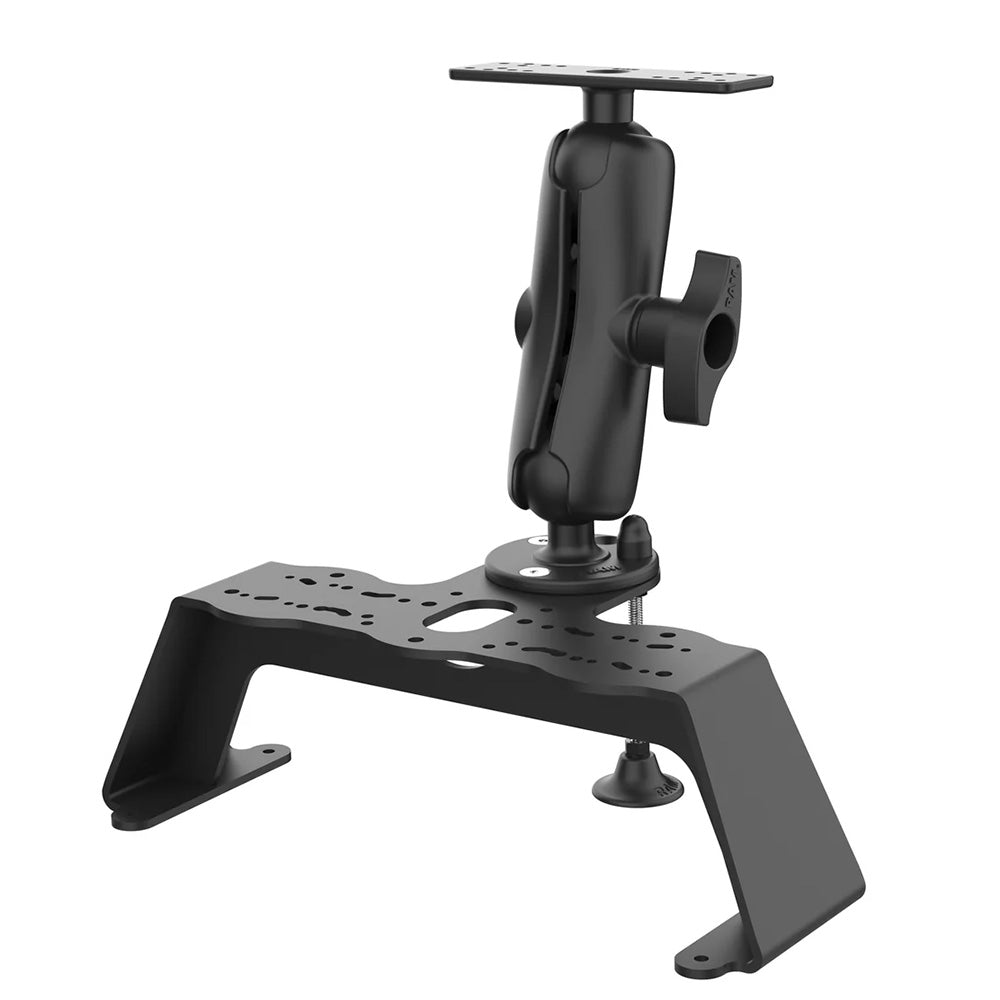 RAM Mount RAM Fishfinder Deck Kit w/Single Marine Electronic Mount [RAM - FF1 - D - 115] - Houseboatparts.com