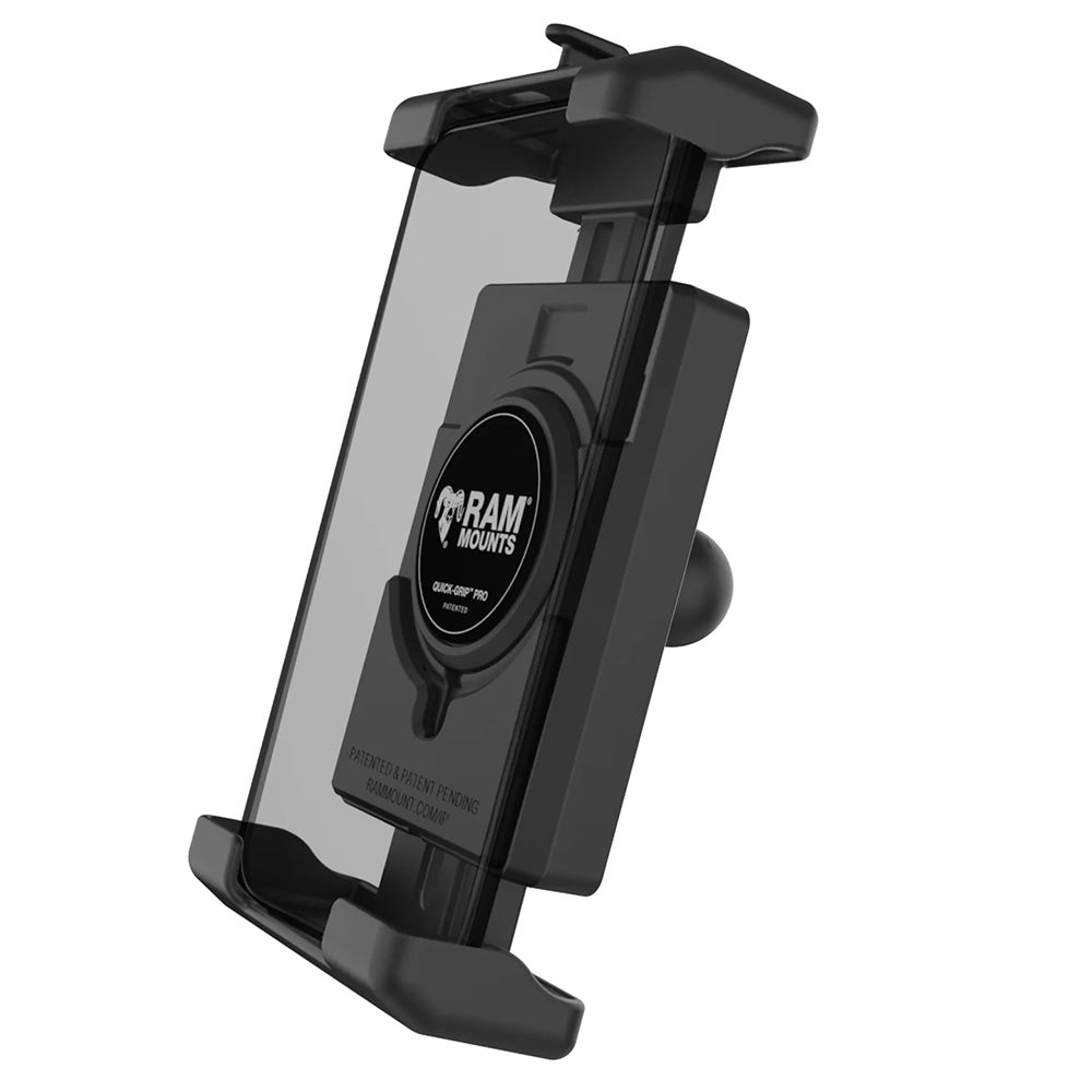 RAM Mount RAM Quick - Grip Pro XL Phone Holder w/Ball [RAM - HOL - PD7BU] - Houseboatparts.com