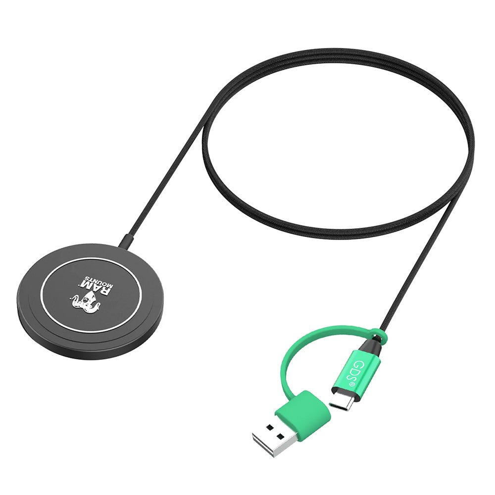 RAM Mount RAM Qi2 15W Wireless Charger [RAM - GDS - CHARGE - W2M] - Houseboatparts.com