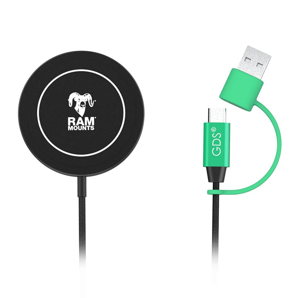 RAM Mount RAM Qi2 15W Wireless Charger [RAM - GDS - CHARGE - W2M] - Houseboatparts.com