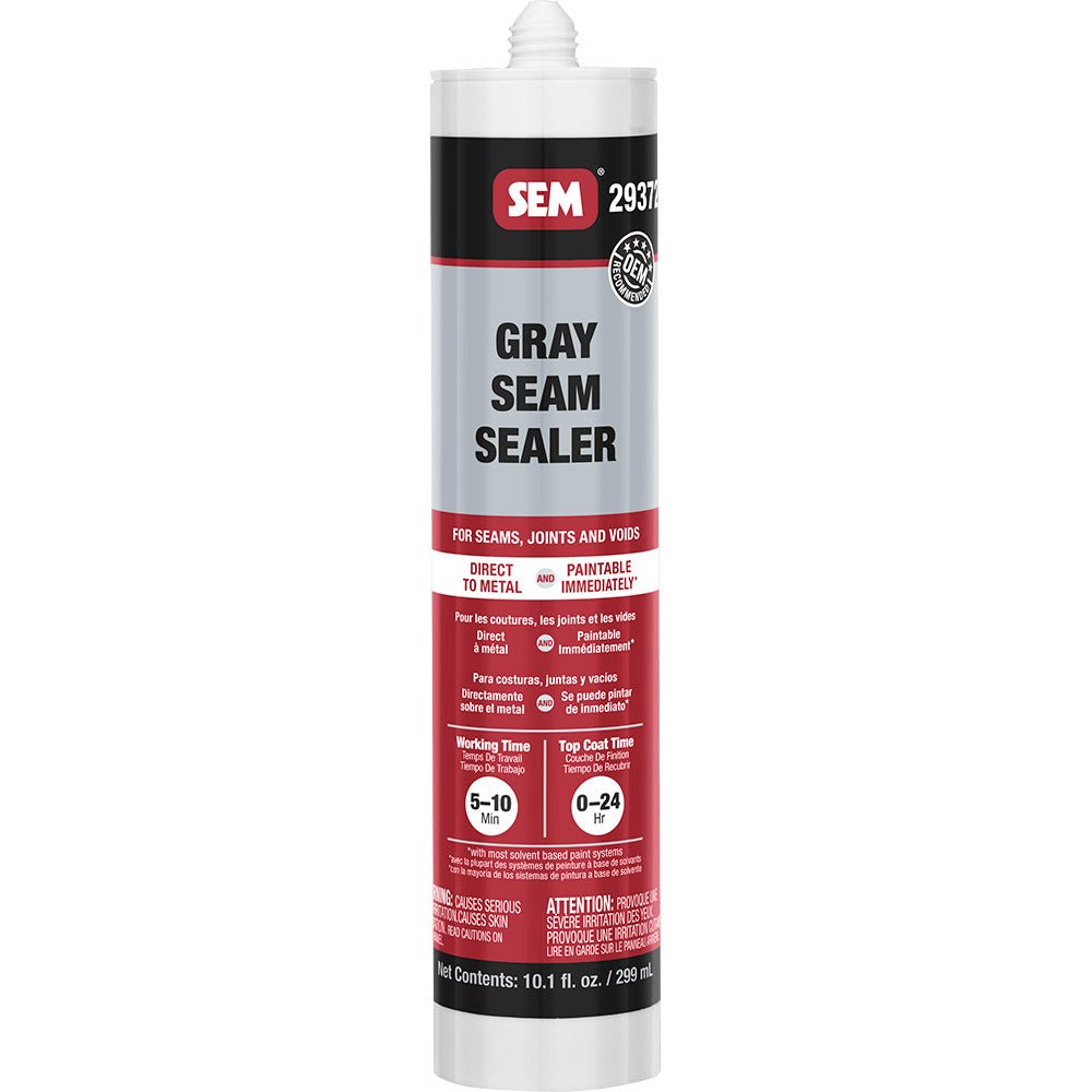 SEM 1K Seam Sealer - 10.1oz Tube - Grey [29372] - Houseboatparts.com