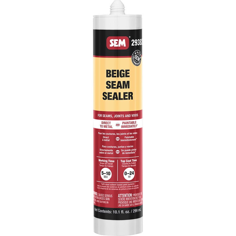 SEM 1K Seam Sealer - 10.1oz Tube - Beige [29382] - Houseboatparts.com