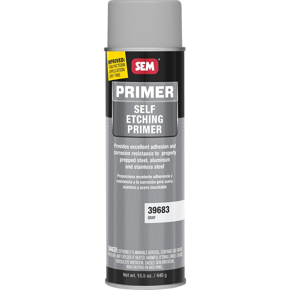 SEM Self Etching Primer - 20oz Aerosol Can - Grey [39683] - Houseboatparts.com
