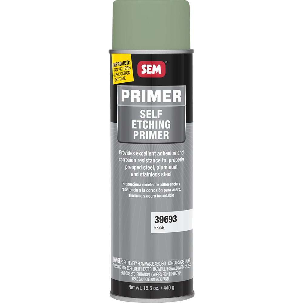 SEM Self Etching Primer - 20oz Aerosol Can - Green [39693] - Houseboatparts.com