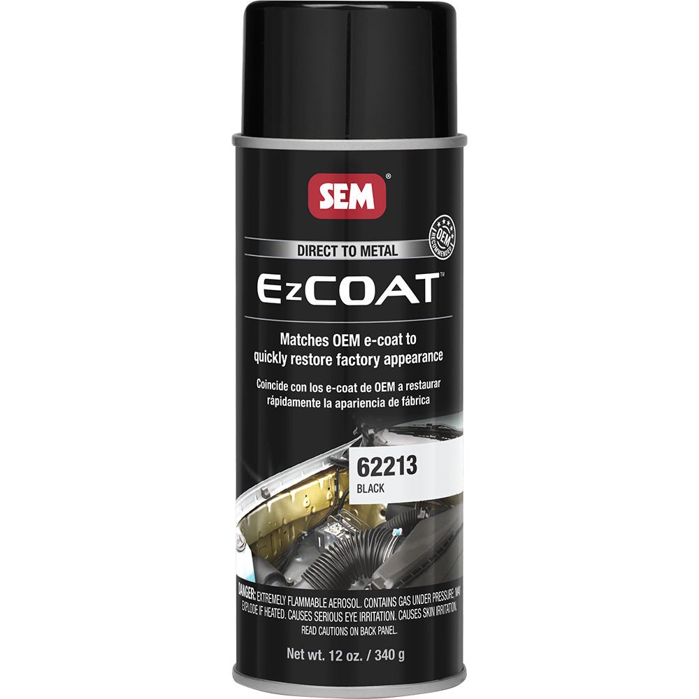 SEM Ez Coat - 16oz Aerosol Can - Black [62213] - Houseboatparts.com
