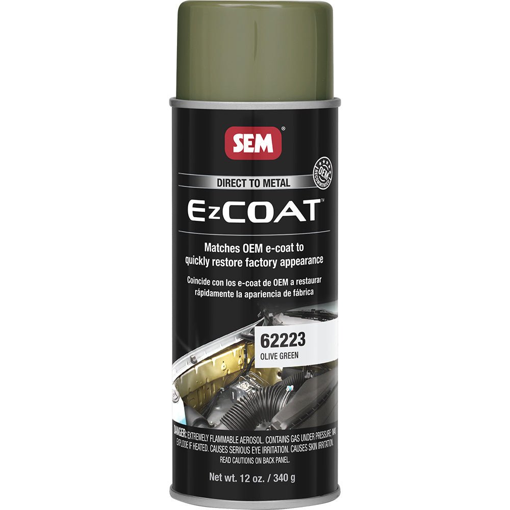 SEM Ez Coat - 16oz Aerosol Can - Olive Green [62223] - Houseboatparts.com