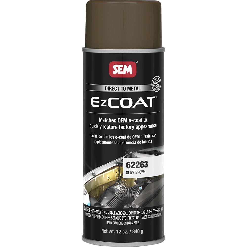 SEM Ez Coat - 16oz Aerosol Can - Olive Brown [62263] - Houseboatparts.com
