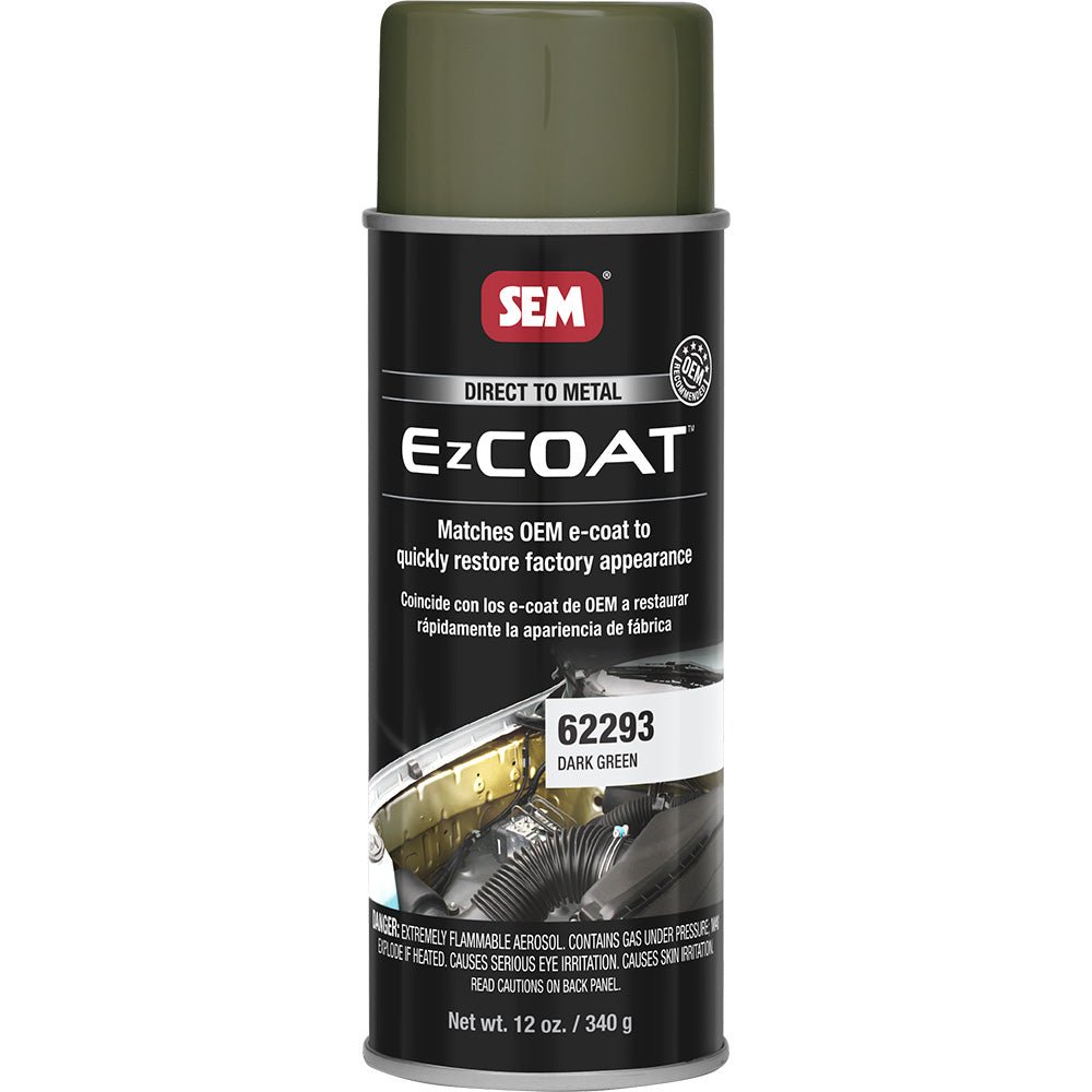 SEM Ez Coat - 16oz Aerosol Can - Dark Green [62293] - Houseboatparts.com