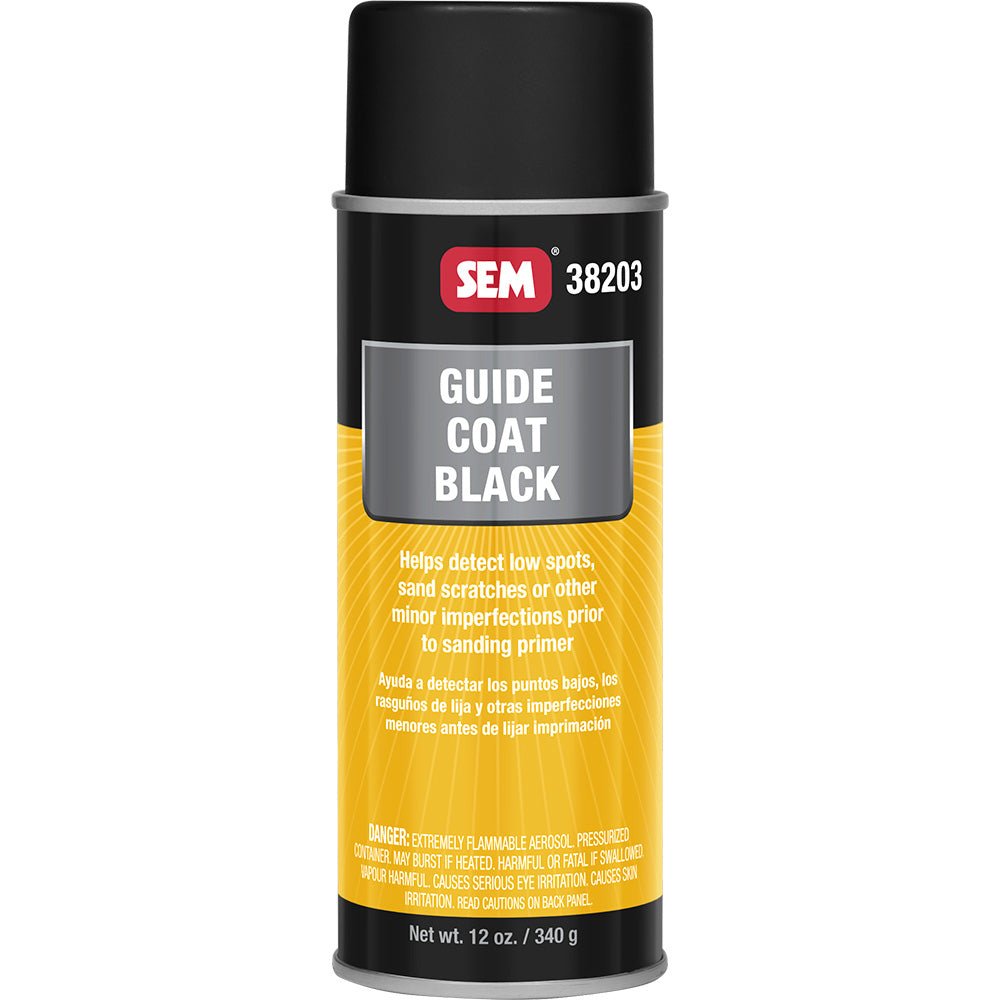 SEM Guide Coat - 16oz Aerosol Can - Black [38203] - Houseboatparts.com