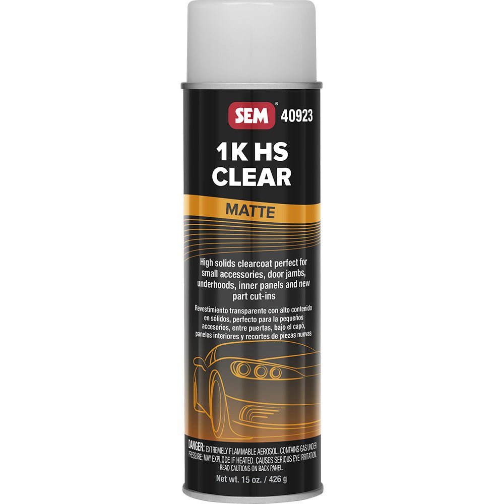 SEM 1K HS Clear - 20oz Aerosol Can - Matte Finish [40923] - Houseboatparts.com