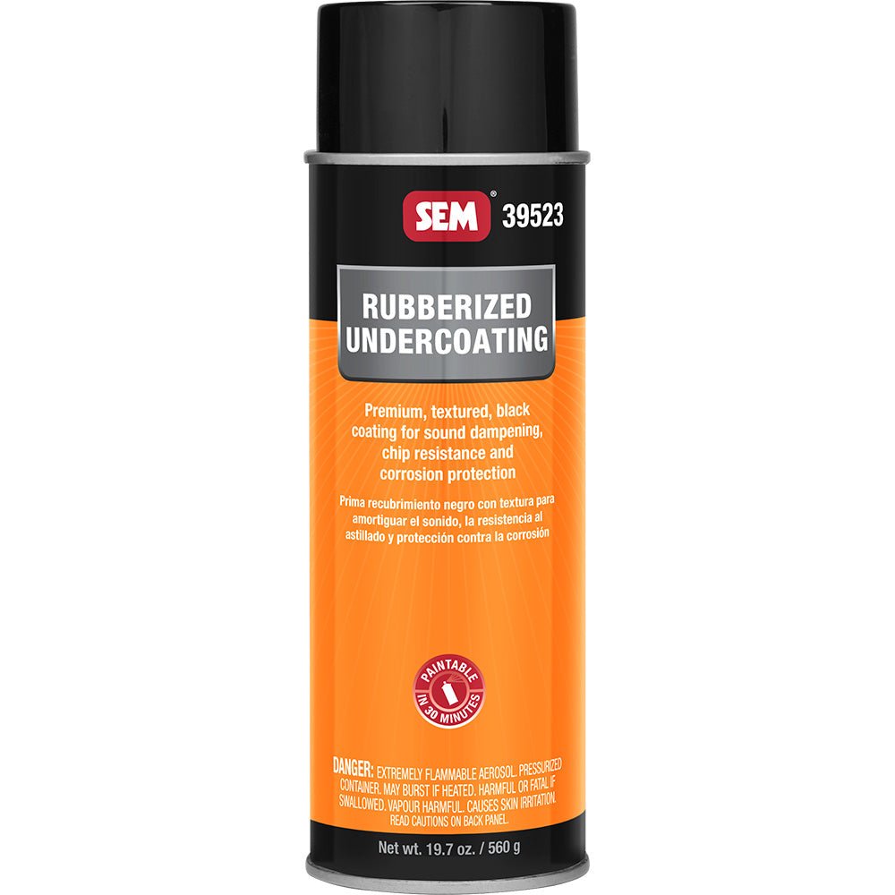 SEM Rubberized Undercoating - 24oz Aerosol Can - Black [39523] - Houseboatparts.com