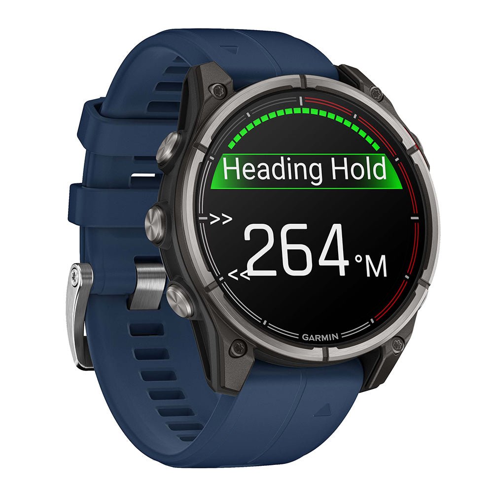 Garmin quatix 8 - 47mm AMOLED Marine GPS Smartwatch [010 - 02904 - 50] - Houseboatparts.com