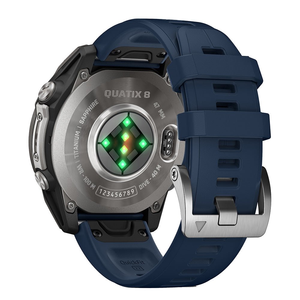 Garmin quatix 8 - 47mm AMOLED Marine GPS Smartwatch [010 - 02904 - 50] - Houseboatparts.com