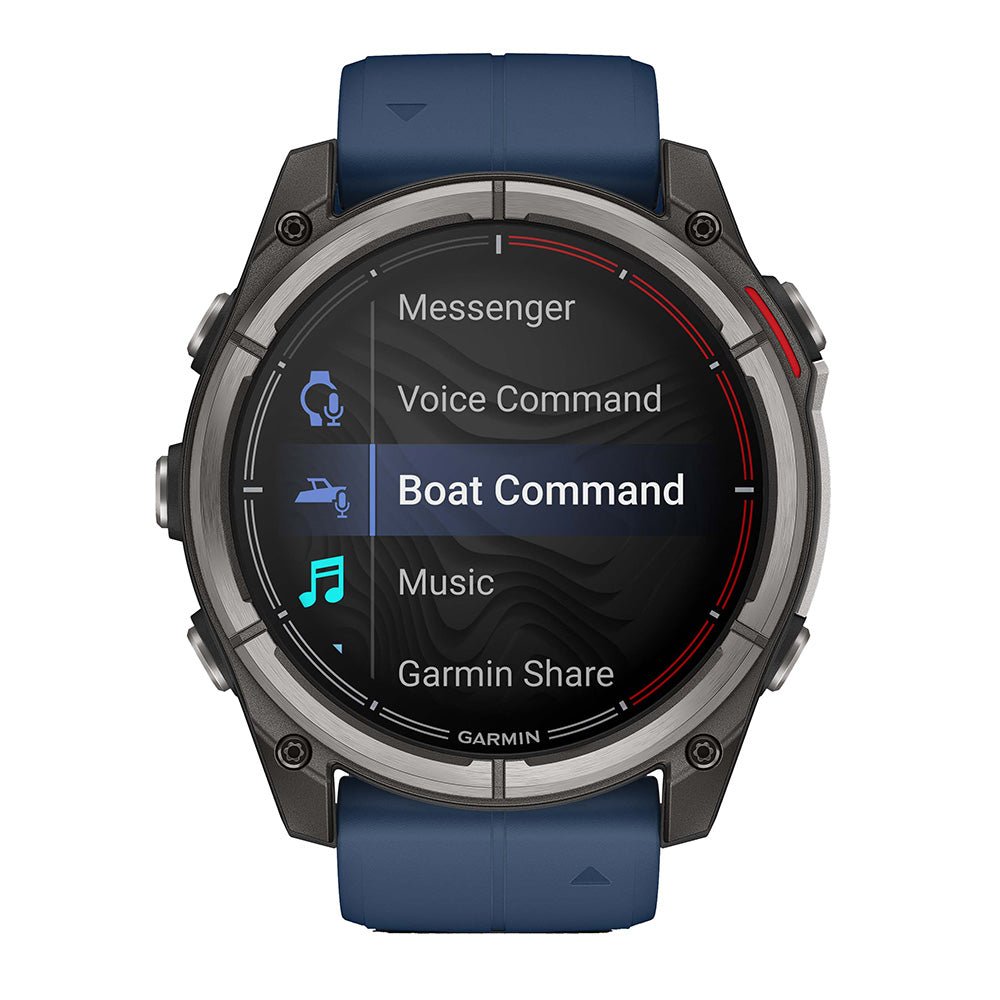 Garmin quatix 8 - 51mm AMOLED Marine GPS Smartwatch [010 - 02905 - 90] - Houseboatparts.com