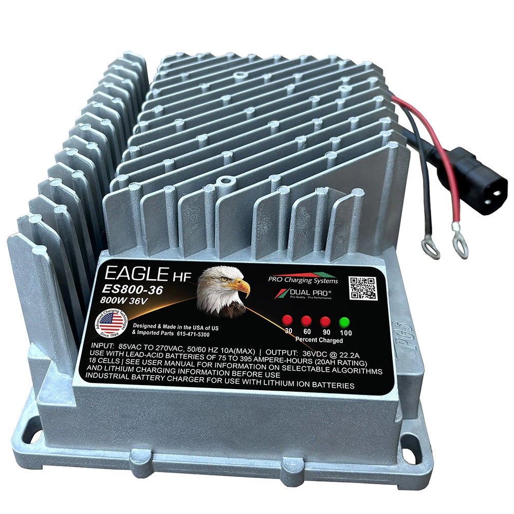 Dual Pro HF Eagle ES800 Series 36V Single Lithium Charger [ES0800 - 36V003] - Houseboatparts.com