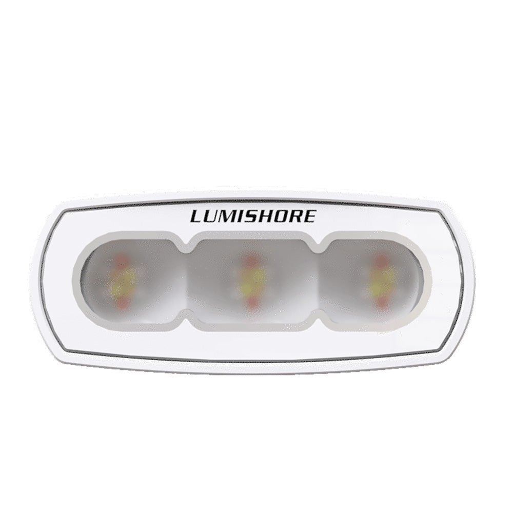 Lumishore LUX 4" Flood Light - White Housing [010 - 04459 - 00] - Houseboatparts.com