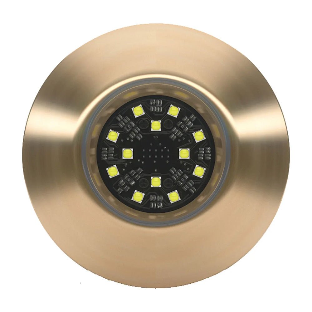 Lumishore ORA TIX404 White Interchangeable Thru - Hull [010 - 04467 - 00] - Houseboatparts.com