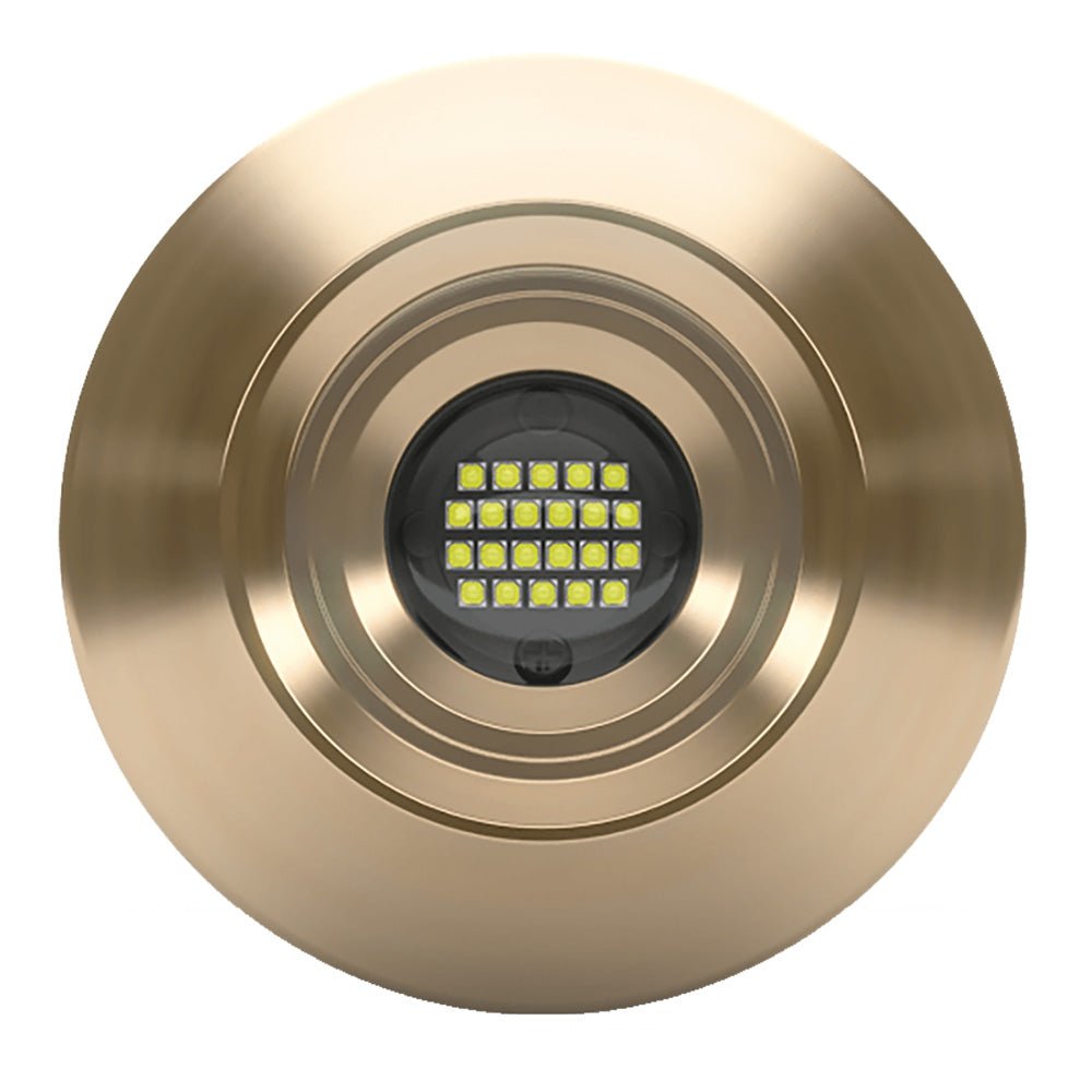 Lumishore ORA TIX204 Flush Fit Interchangeable Thru - Hull - White [010 - 04524 - 00] - Houseboatparts.com