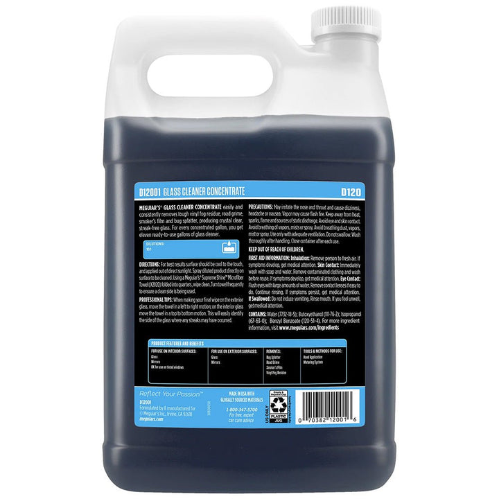 Meguiar's Glass Cleaner Concentrate - 1 Gallon [D12001] - Houseboatparts.com