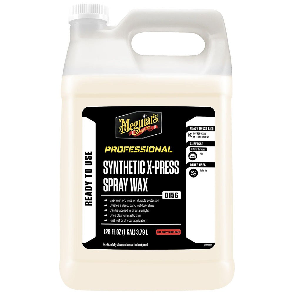 Meguiar's Synthetic X - Press Spray Wax - 1 Gallon [D15601] - Houseboatparts.com