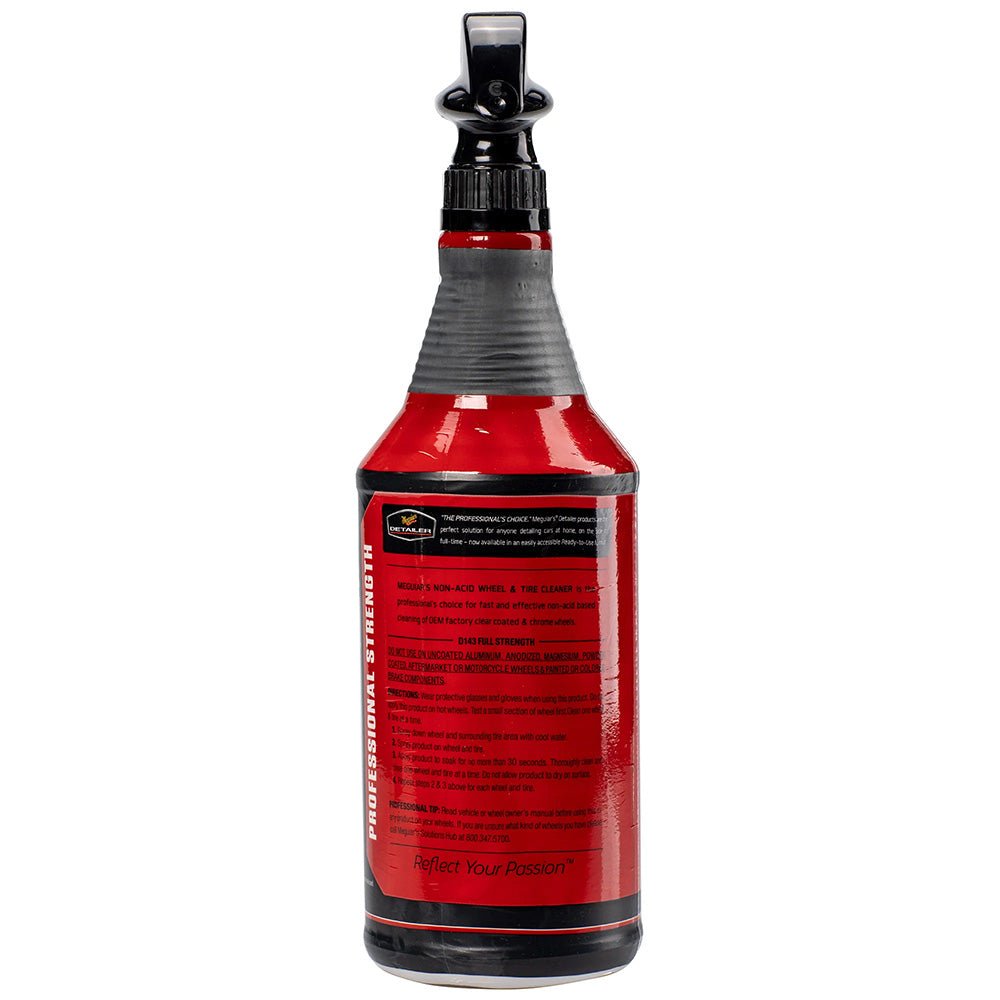 Meguiar's Non - Acid Wheel Tire Cleaner - 32oz [DRTU14332] - Houseboatparts.com