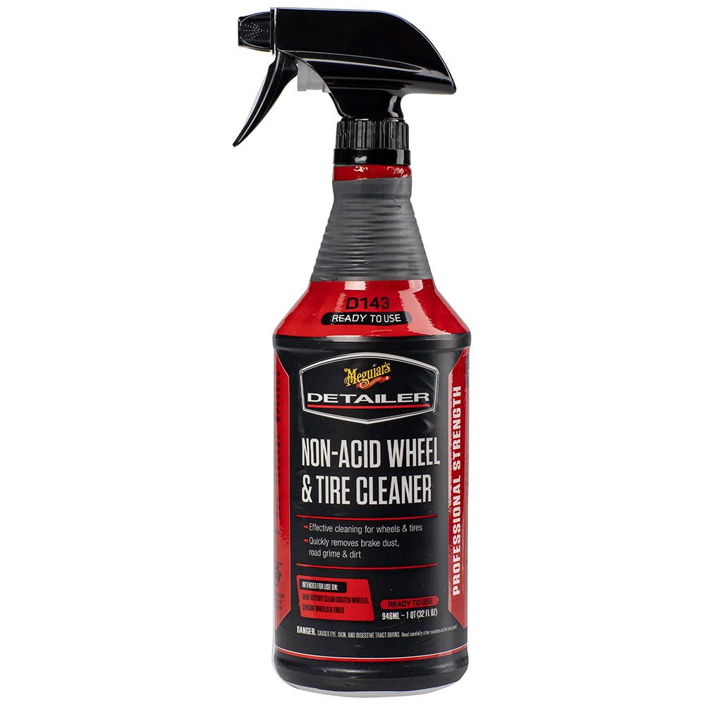 Meguiar's Non - Acid Wheel Tire Cleaner - 32oz [DRTU14332] - Houseboatparts.com
