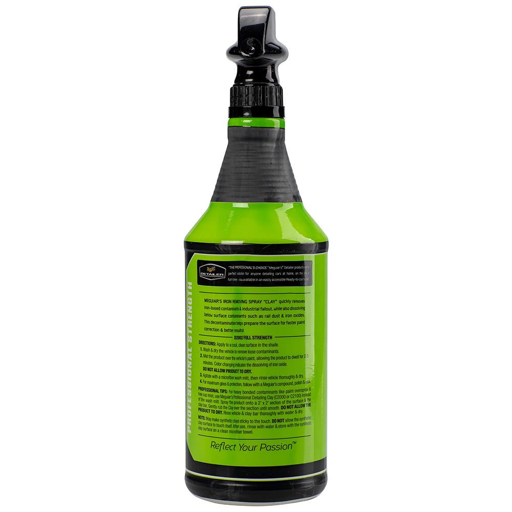 Meguiar's Iron Removing Spray "Clay" - 32oz [DRTU200232] - Houseboatparts.com