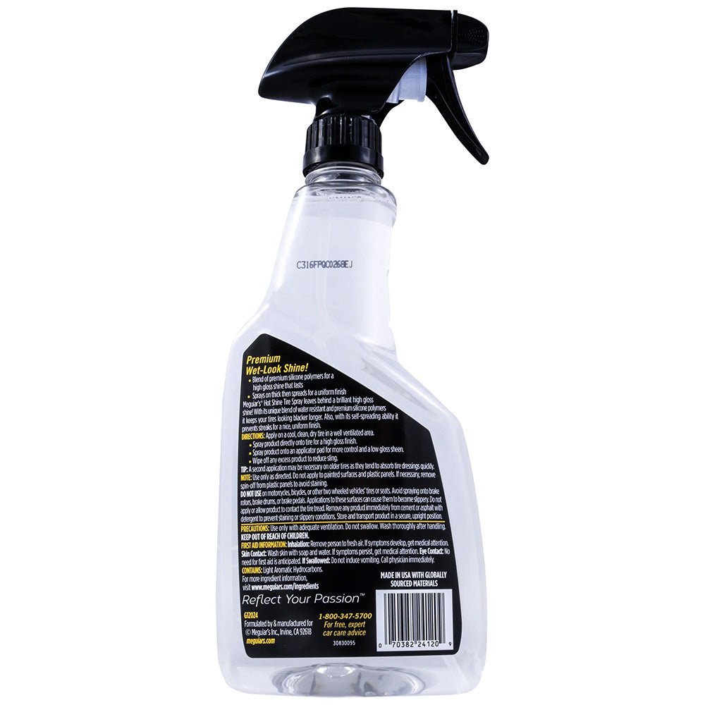 Meguiar's Hot Shine Tire Spray - 24oz [G12024] - Houseboatparts.com