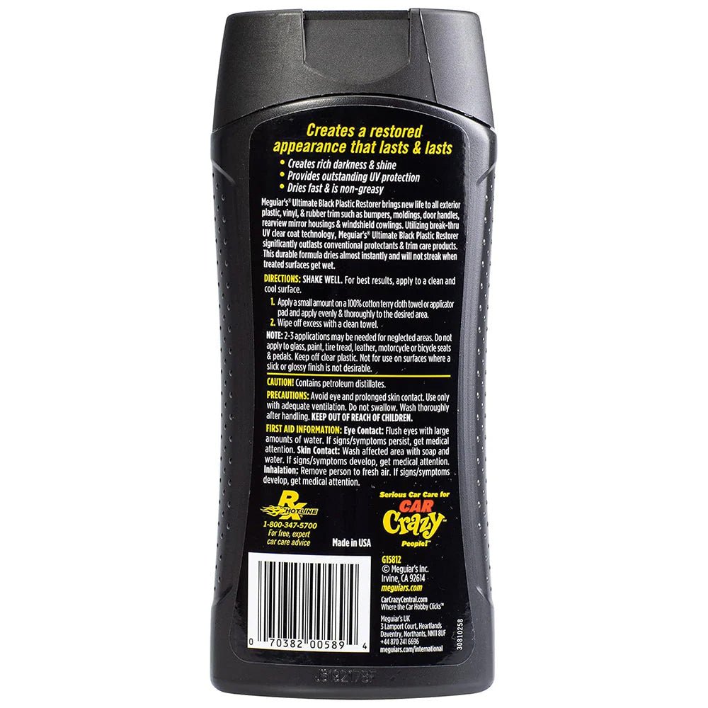 Meguiar's Ultimate Black Plastic Restorer - 12oz [G15812] - Houseboatparts.com
