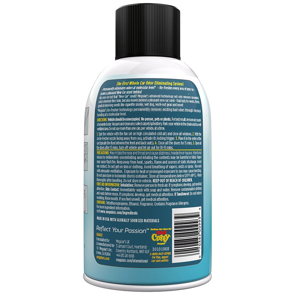 Meguiar's Whole Car Air Refresher Odor Eliminator - New Car Scent [G16402] - Houseboatparts.com