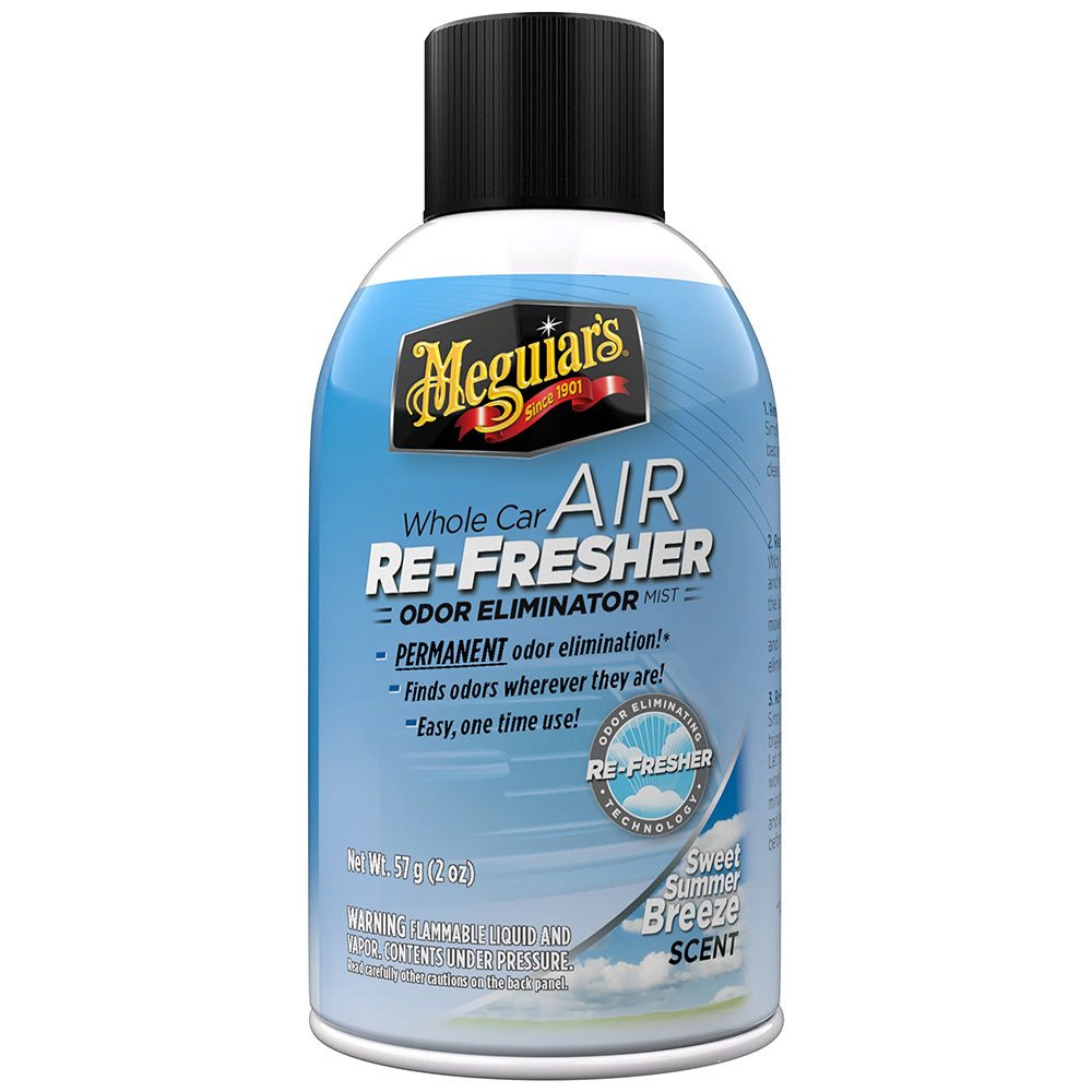 Meguiar's Whole Car Air Refresher Odor Eliminator - Summer Breeze Scent [G16602] - Houseboatparts.com