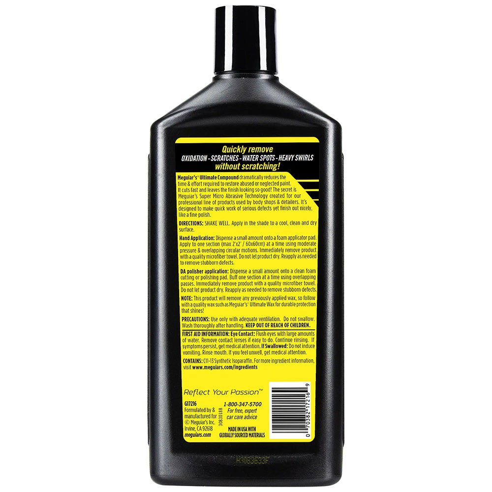 Meguiar's Ultimate Compound - 16oz [G17216] - Houseboatparts.com