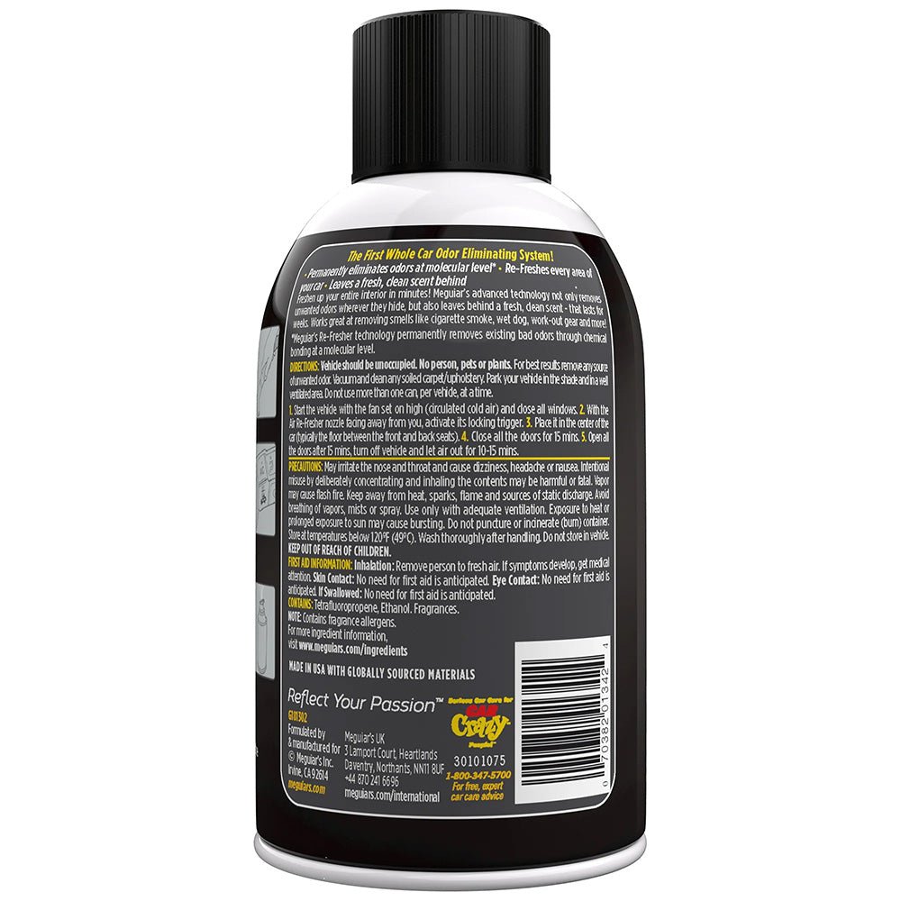 Meguiar's Whole Car Air Refresher Odor Eliminator - Black Chrome Scent [G181302] - Houseboatparts.com