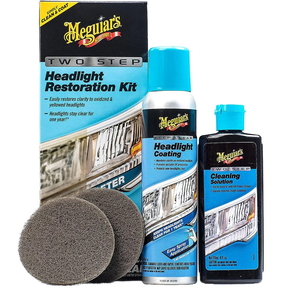 Meguiar's Two - Step Headlight Restoration Kit [G2970] - Houseboatparts.com