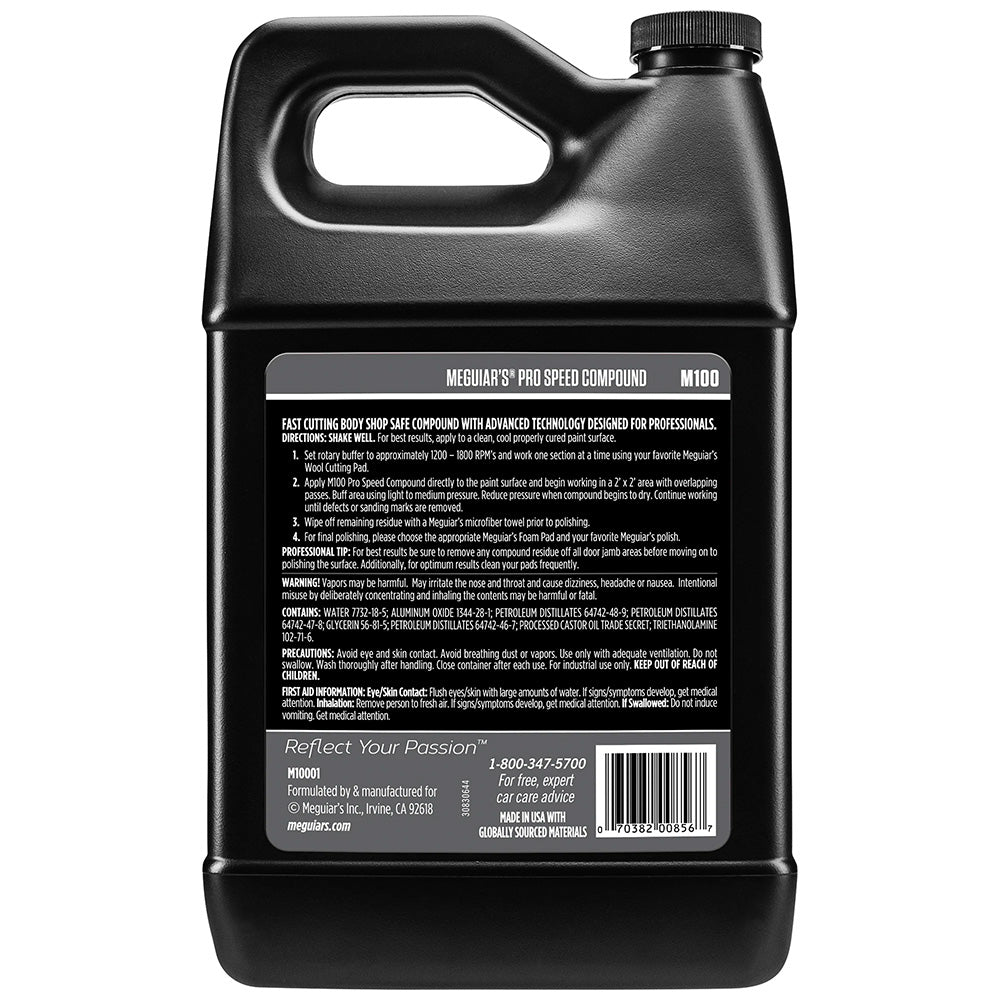 Meguiar's Pro Speed Compound - 1 Gallon [M10001] - Houseboatparts.com