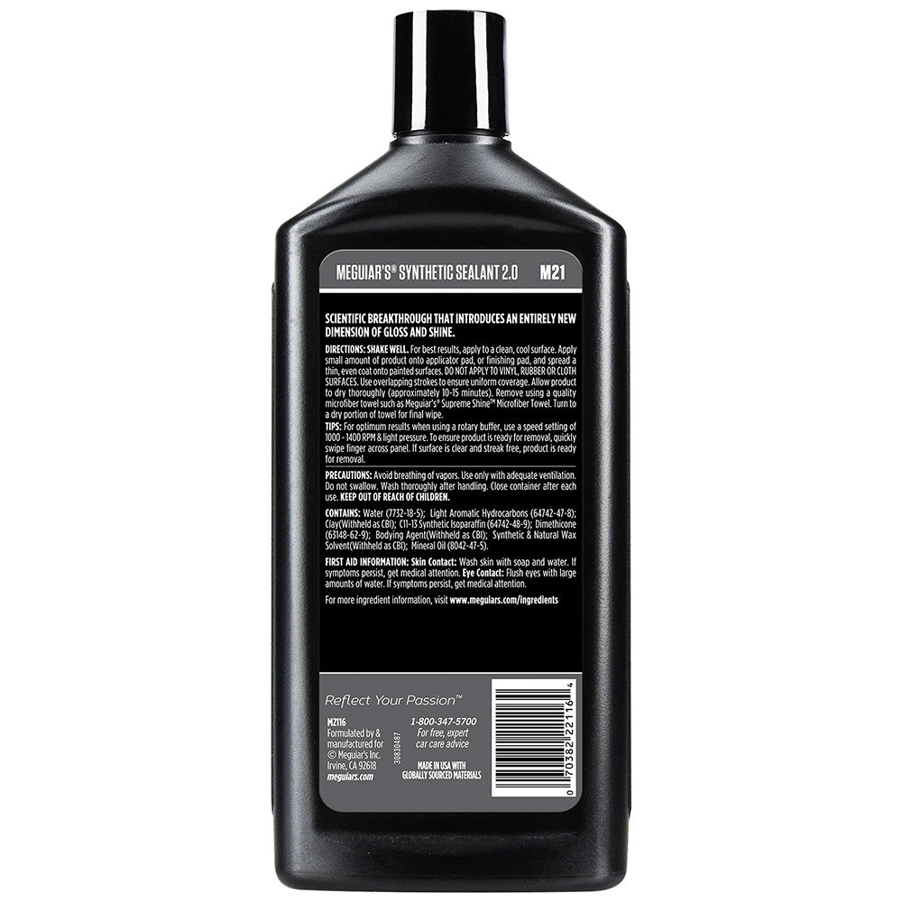 Meguiar's Professional Synthetic Sealant 2.0 - 16oz [M2116] - Houseboatparts.com