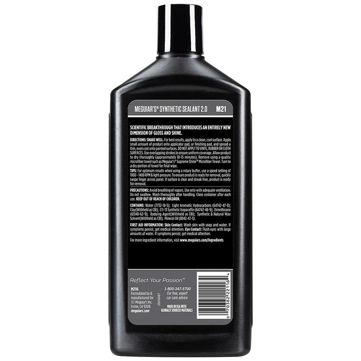 Meguiar's Professional Synthetic Sealant 2.0 - 16oz [M2116] - Houseboatparts.com