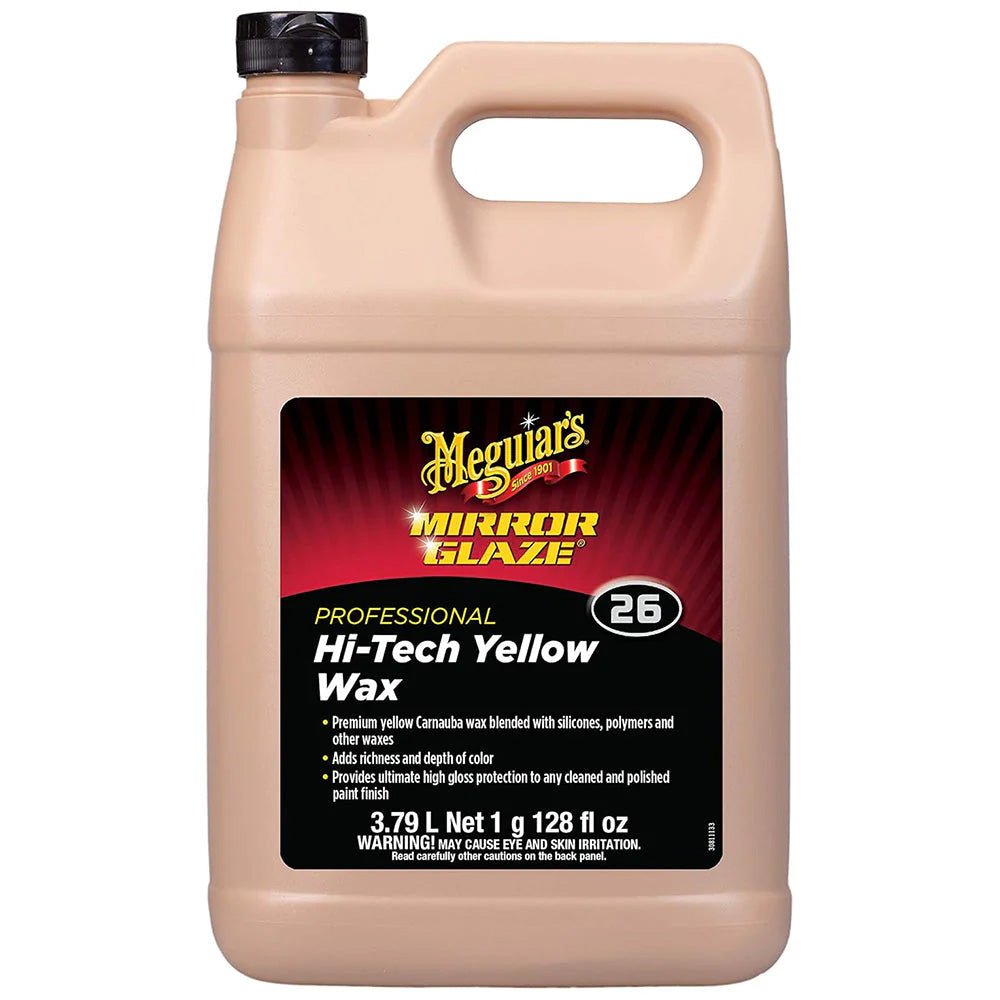 Meguiar's Professional Hi - Tech Yellow Liquid Wax - 1 Gallon [M2601] - Houseboatparts.com