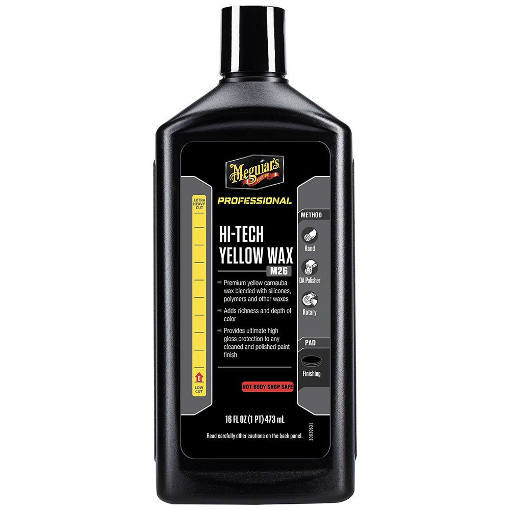 Meguiar's Hi - Tech Yellow Wax - 16oz [M2616] - Houseboatparts.com